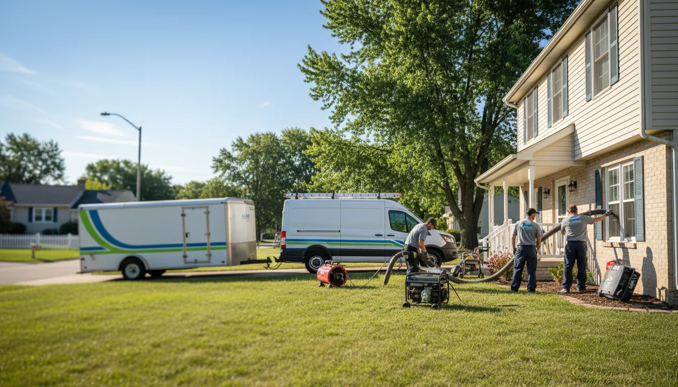 Flooded Basement Restoration And Cleanup With Repair in Amherst, NE near me